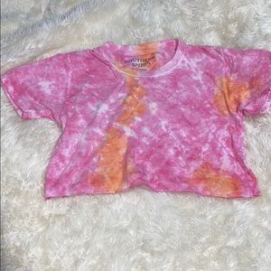 Tie dye crop top